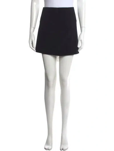 Pre-owned Liberowe Wool Mini Skirt In Black
