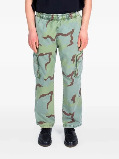 Libertador Colombie Mount Camouflage-print Cargo Trousers In Green