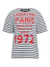 Libertine 1972 Paris Striped T-shirt In White