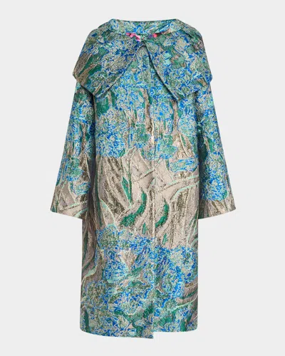 LIBERTINE ANSELM JACKIE METALLIC OPERA COAT