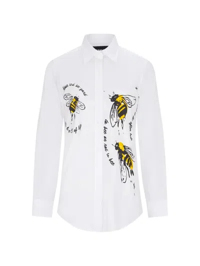 Libertine Bee Lieve New Classic Shirt In White