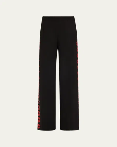 Libertine Bisou Redux Wide-leg Pants In Black