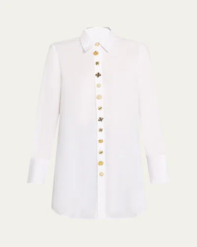 LIBERTINE BUTTON LUXE LONG CLASSIC SHIRT