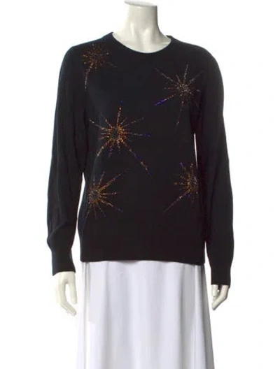 Pre-owned Libertine Cashmere Crew Neck Sweater In Black