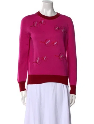 Pre-owned Libertine Cashmere Crew Neck Sweater In Pink