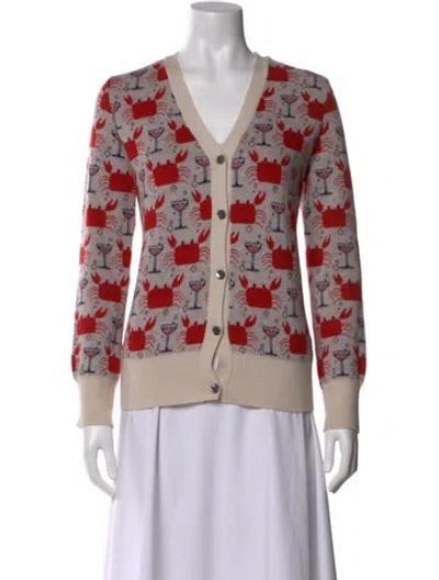 Pre-owned Libertine Cashmere Graphic Print Sweater In Multi