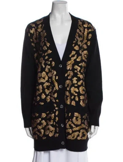 Pre-owned Libertine Cashmere Printed Sweater In Black