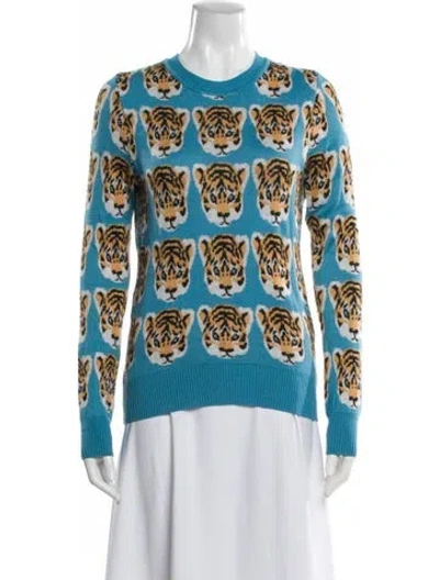 Pre-owned Libertine Cashmere Printed Sweater In Blue