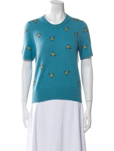 Pre-owned Libertine Cashmere Printed Sweater In Blue