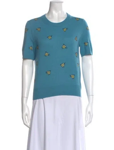 Pre-owned Libertine Cashmere Scoop Neck Sweater In Blue