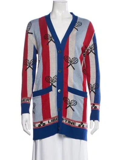 Pre-owned Libertine Cashmere Striped Sweater In Multi
