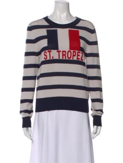 Pre-owned Libertine Cashmere Striped Sweater In Neutral