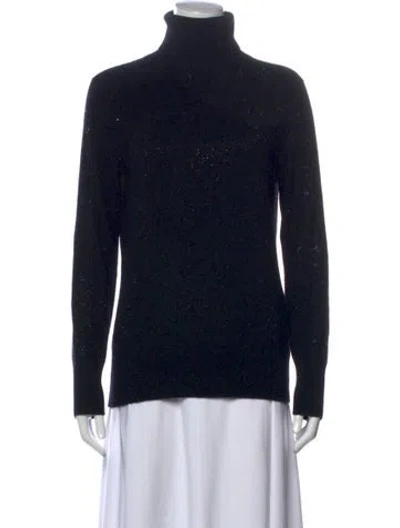 Pre-owned Libertine Cashmere Turtleneck Sweater In Black