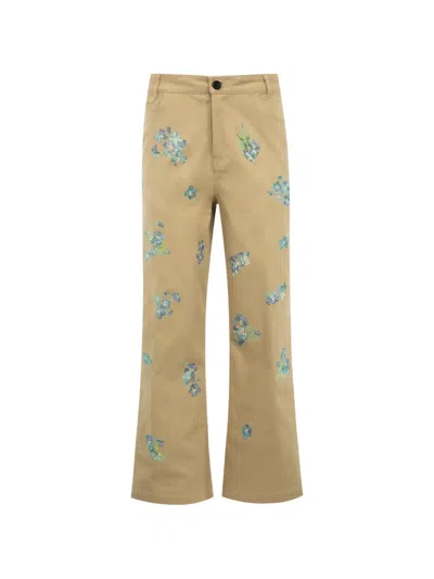 Libertine Cecil Beaton Crystal-embellished Trousers In Brown
