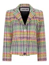 Libertine Checked Single-breasted Blazer In Multi