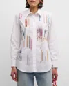 Libertine Crystal New Classic Shirt In Wht