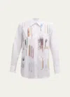 Libertine Crystal New Classic Shirt In Wht