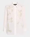 Libertine Elizabeth St Garden Button-down Shirt In Wht