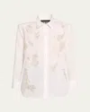 Libertine Elizabeth St Garden Button-down Shirt In Wht