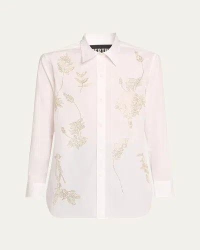 LIBERTINE ELIZABETH ST GARDEN BUTTON-DOWN SHIRT