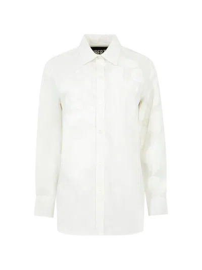 Libertine Floral-pattern Linen Shirt In Neutral