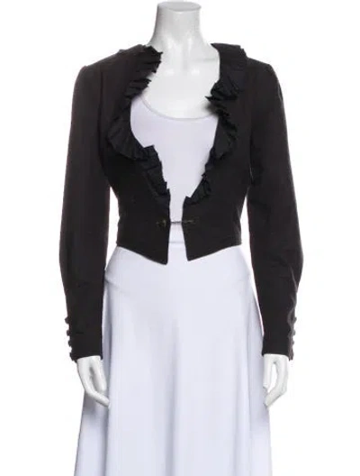 Pre-owned Libertine For Target Linen Jacket In Black