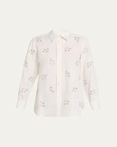 Libertine French Garden Classic Shirt In Multi