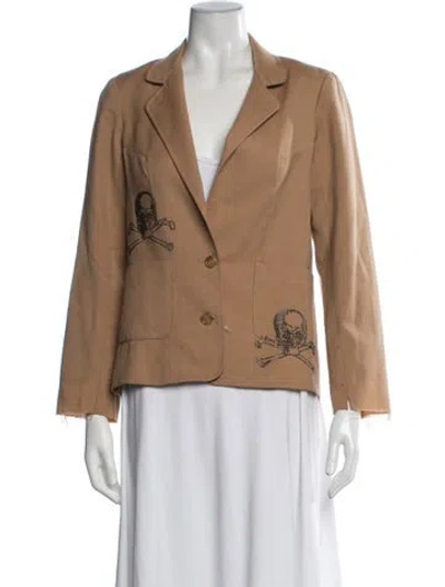 Pre-owned Libertine Graphic Print Blazer In Neutrals