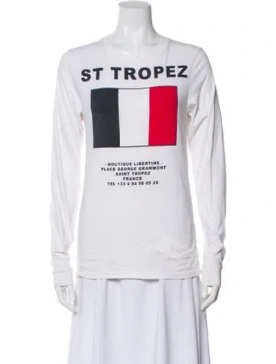 Pre-owned Libertine Graphic Print Crew Neck T-shirt In Gray