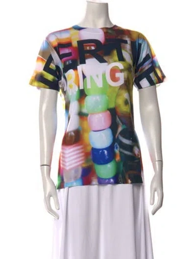 Pre-owned Libertine Graphic Print Crew Neck T-shirt In Multicolor