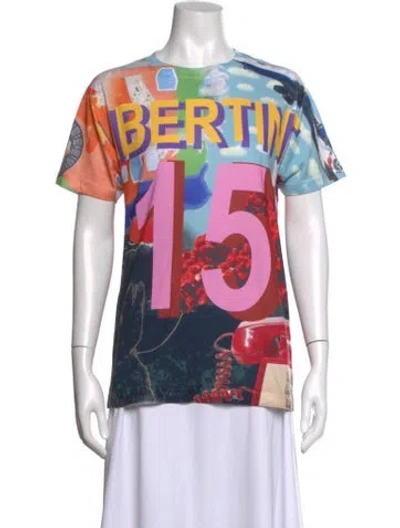 Pre-owned Libertine Graphic Print Crew Neck T-shirt In Multicolor