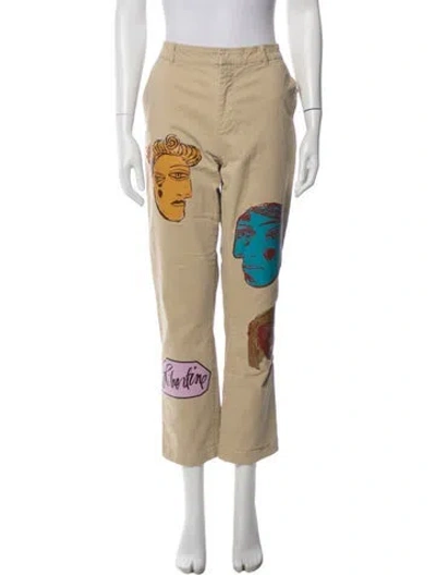 Pre-owned Libertine Graphic Print Straight Leg Pants
