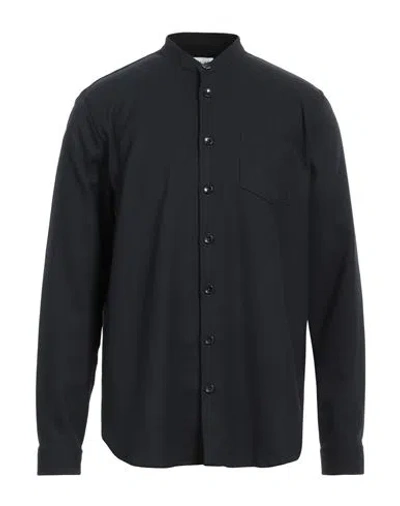 Libertine-libertine Man Shirt Midnight Blue Size L Polyester, Virgin Wool, Elastane