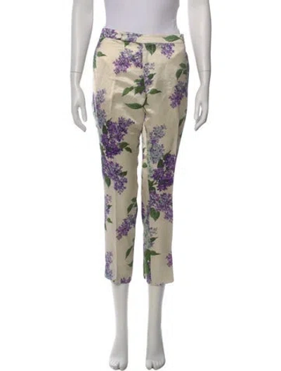 Pre-owned Libertine Lilac Garden Slim Trouser Straight Leg Pants In Neutral