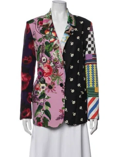 Pre-owned Libertine Patterned Blazer In Multicolor