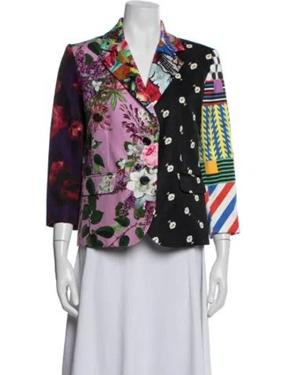 Pre-owned Libertine Patterned Blazer In Multicolor