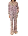 Libertine Pauline De Rothchild Silk Tunic Blouse In Pink, Multi In Pink