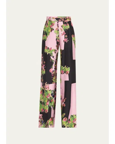 Libertine Pink London Terrace Silk Aarons Pants