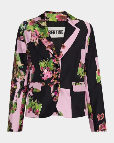 Libertine Pink London Terrace Single-breasted Short Jacket In Multi