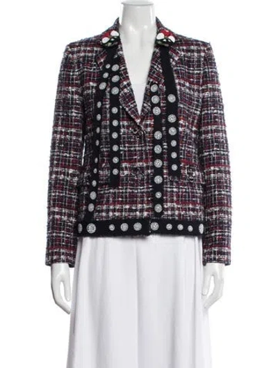 Pre-owned Libertine Plaid Print Jacket In Blue