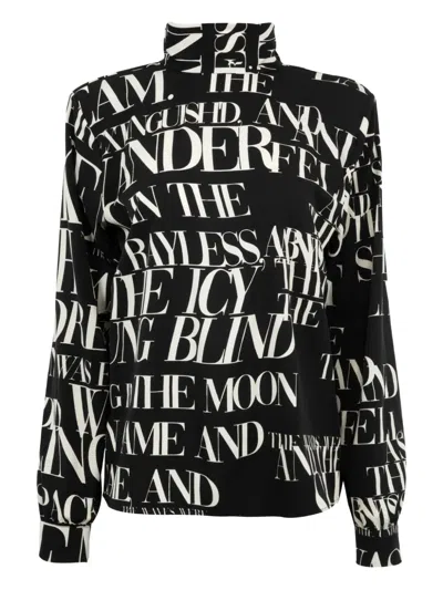 Libertine Poeme Noir Bianca Blouse In Black