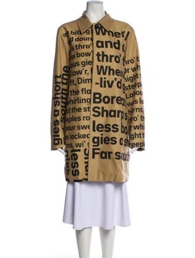 Pre-owned Libertine Printed Coat In Neutral
