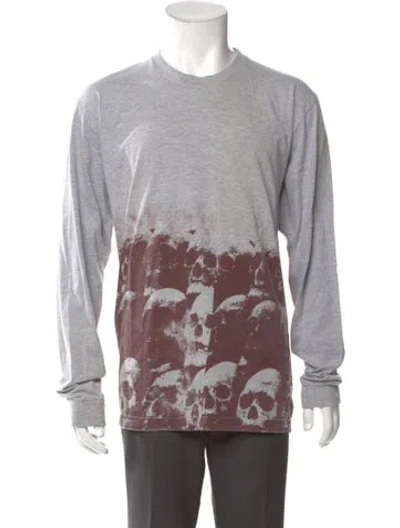 Pre-owned Libertine Printed Crew Neck Henley In Multi