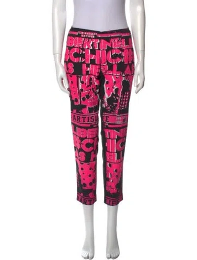 Pre-owned Libertine Printed Straight Leg Pants In Blue