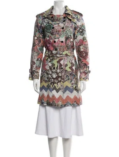 Pre-owned Libertine Printed Trench Coat In Multi