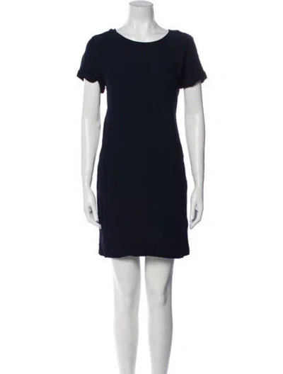 Pre-owned Libertine Scoop Neck Mini Dress In Blue