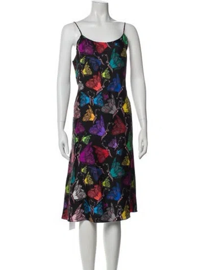 Pre-owned Libertine Silk Midi Length Dress In Multi