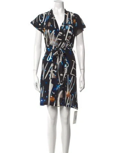 Pre-owned Libertine Silk Mini Dress In Black