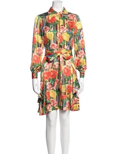 Pre-owned Libertine Silk Mini Dress In Orange