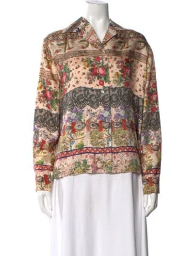 Pre-owned Libertine Silk Printed Blouse In Multi